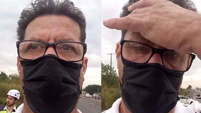 Periodista se enteró de la muerte de su hijo mientras informaba sobre accidente