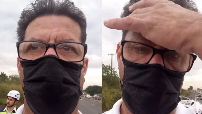 Periodista se enteró de la muerte de su hijo mientras informaba sobre accidente