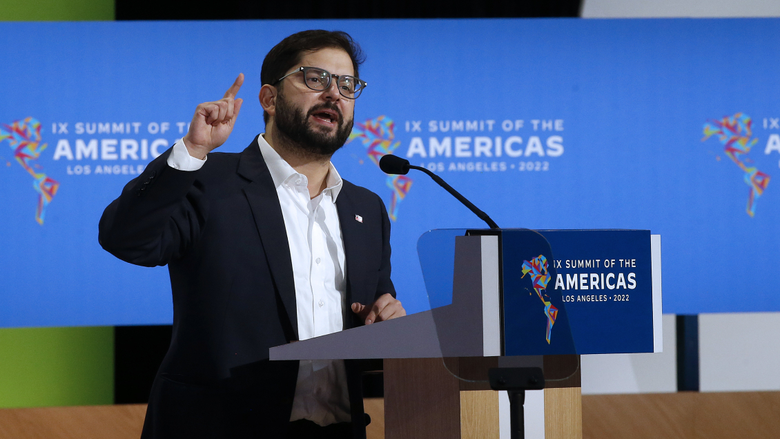 Boric instó a los líderes americanos a dejar atrás los bloques ideológicos