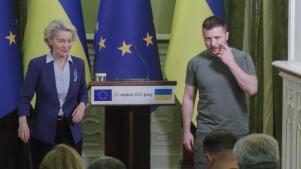   Presidenta de la Comisión Europea visitó nuevamente Kiev 