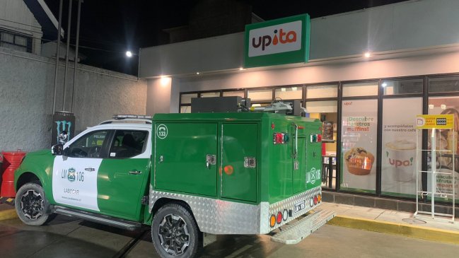 Presunto asaltante de minimarket de bencinera fue detenido en Punta Arenas