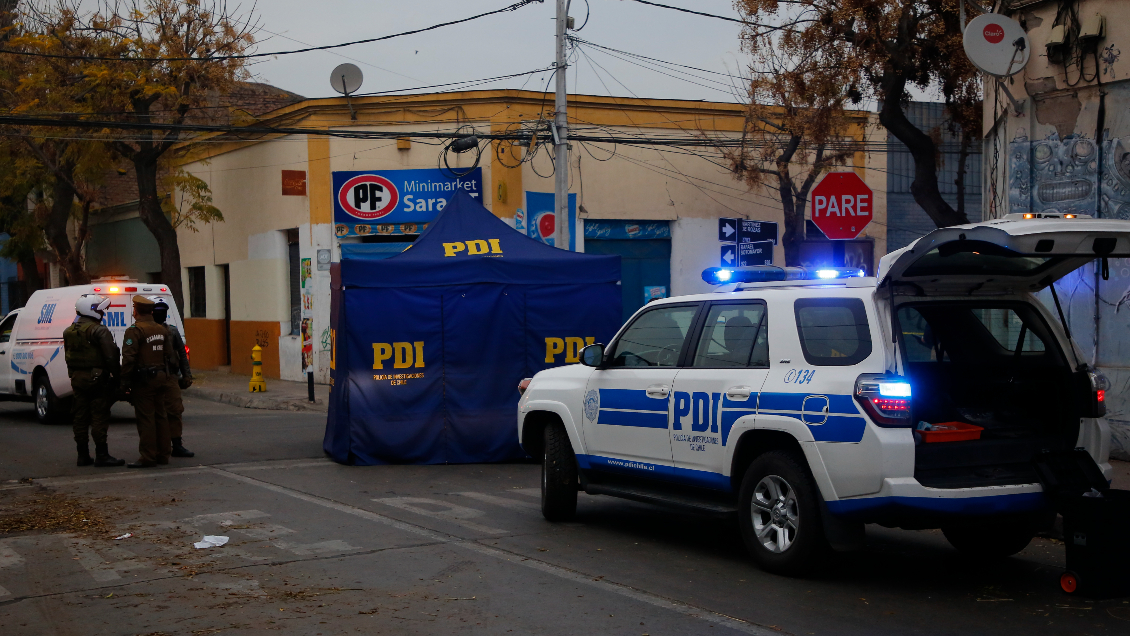 PDI investiga asesinato de hombre en el Barrio Yungay de Santiago