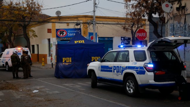 PDI investiga asesinato de hombre en el Barrio Yungay de Santiago