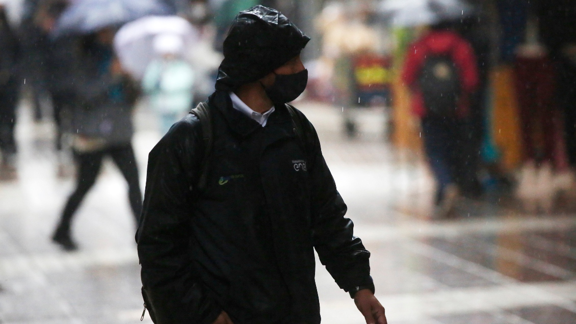 Pronostican lluvias y vientos de hasta 40 kilómetros por hora en la zona central desde el miércoles