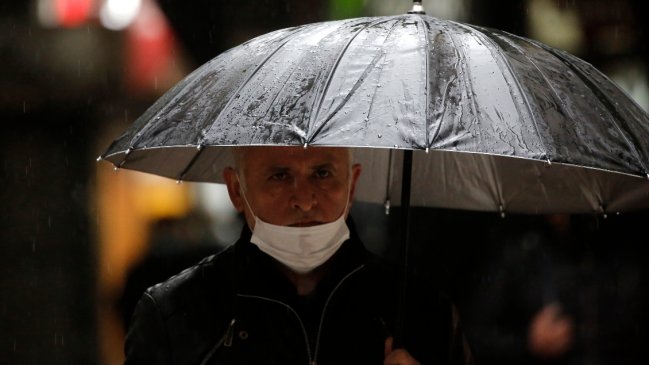 Onemi decretó alerta temprana preventiva en la Región Metropolitana por las lluvias