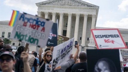  Aborto en EEUU: Cientos de manifestantes se congregan ante Tribunal Supremo  
