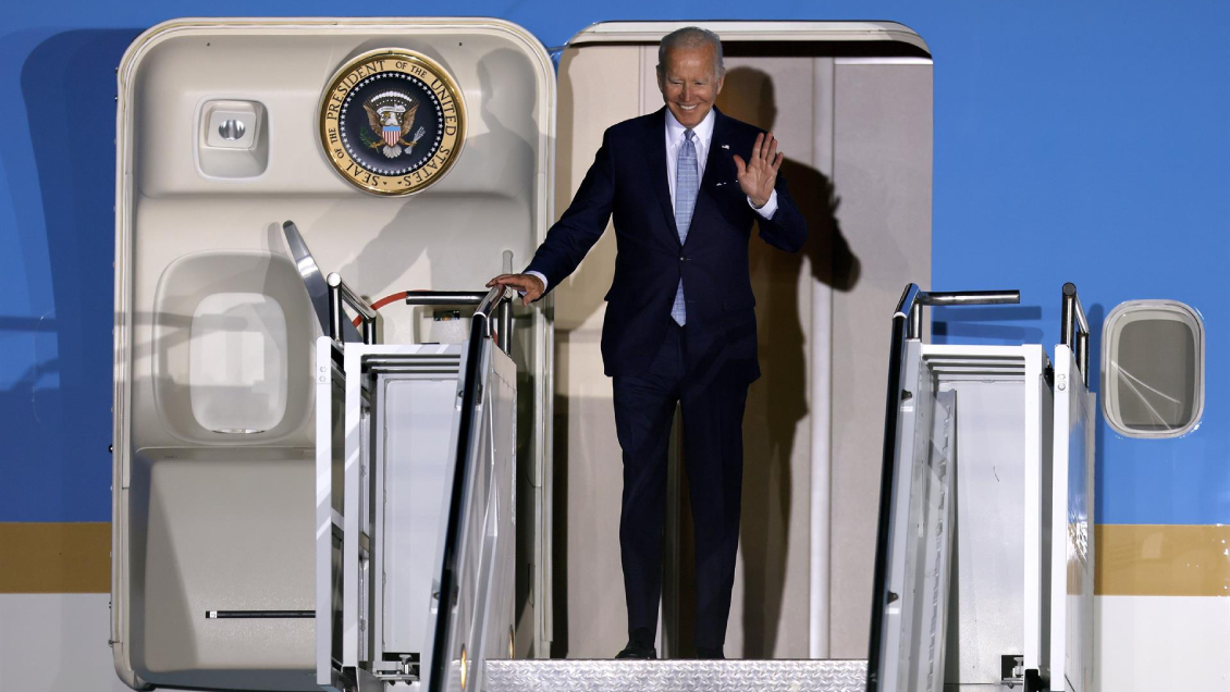 Biden llegó a Alemania para participar en la cumbre del G7, que arranca este domingo