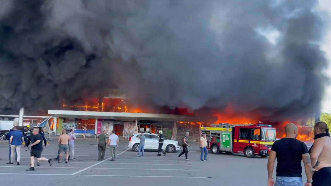 Ataque contra centro comercial en Ucrania: Al menos dos muertos y una veintena de heridos