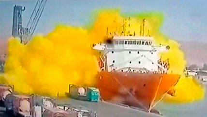   Jordania: Nube tóxica mató a 13 personas y envió a cientos al hospital 