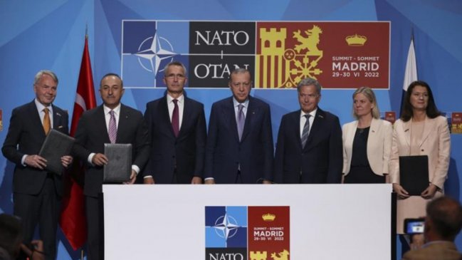   Turquía retiró el veto al ingreso de Suecia y Finlandia a la OTAN 