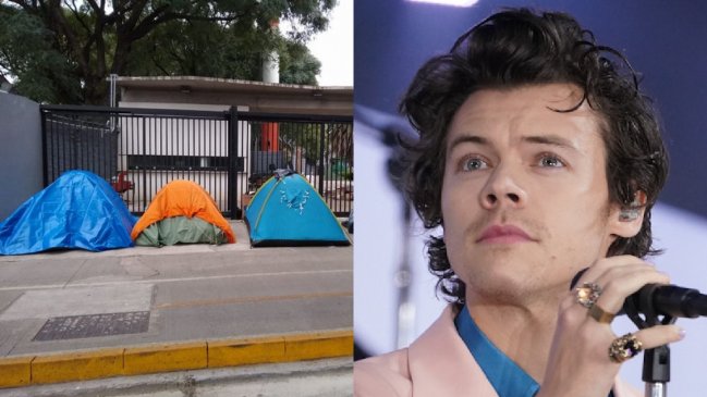 Faltan más de 5 meses: Fans argentinos ya acampan para ver show de Harry Styles