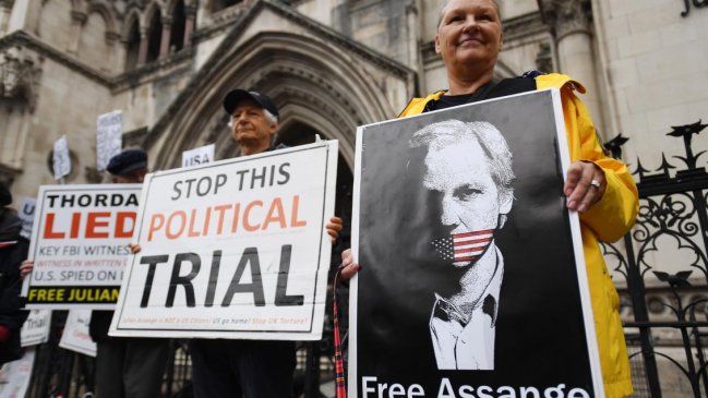 Julian Assange presentó recurso contra su extradición a Estados Unidos
