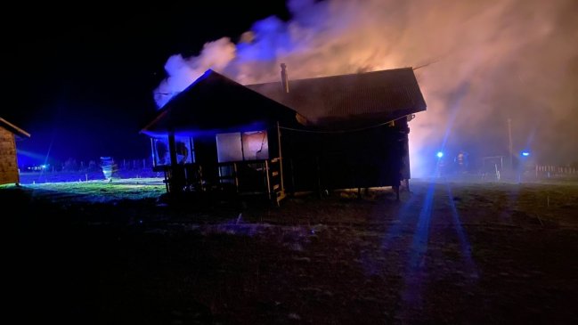 Cuatro cabañas de un ex prefecto de la PDI fueron quemadas en Cañete