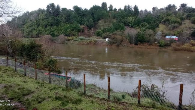 Onemi declaró alerta amarilla por riesgo de desborde del Río Rahue en Osorno