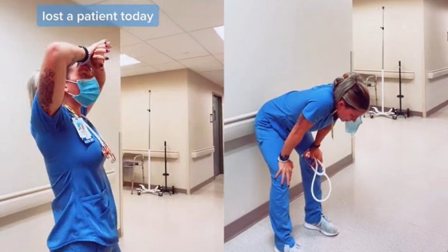 Critican a enfermera que publicó video en TikTok por la muerte de un paciente