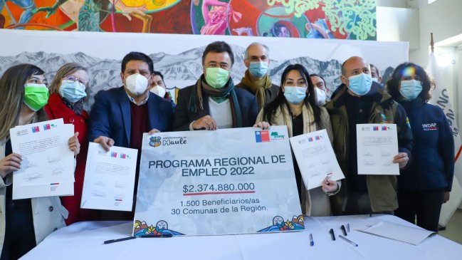 Agricultura anunció inversión de 2.374 millones para programas de empleo de la Región del Maule