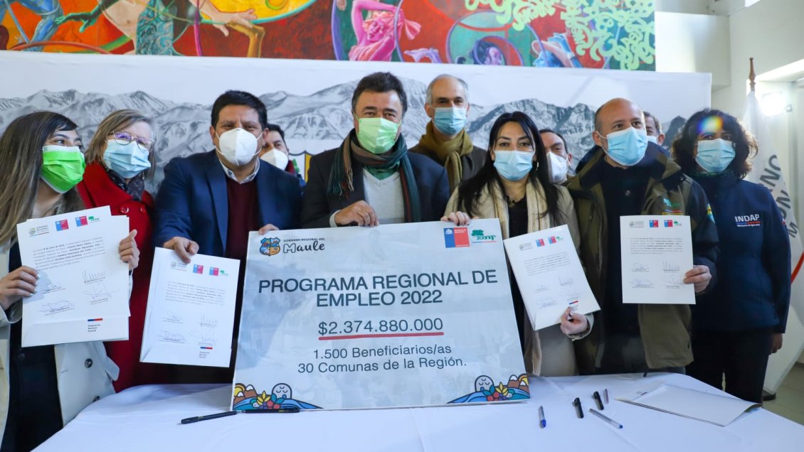 Agricultura anunció inversión de 2.374 millones para programas de empleo de la Región del Maule