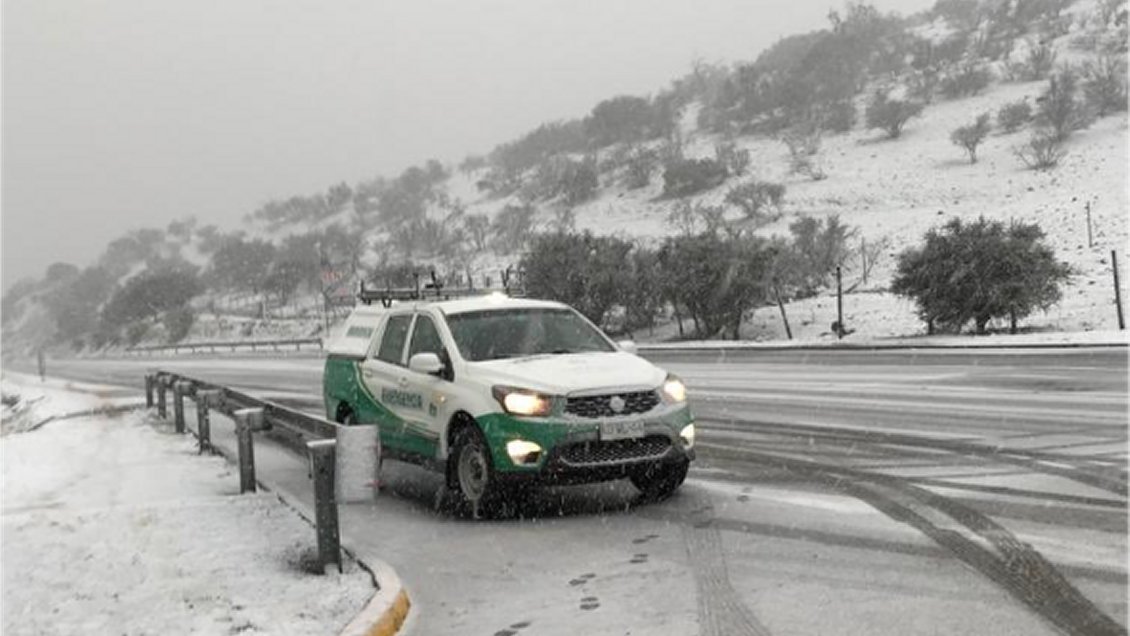 Cuesta La Dormida se cerrará a la medianoche de este miércoles tras advertencia de intensa nevazón