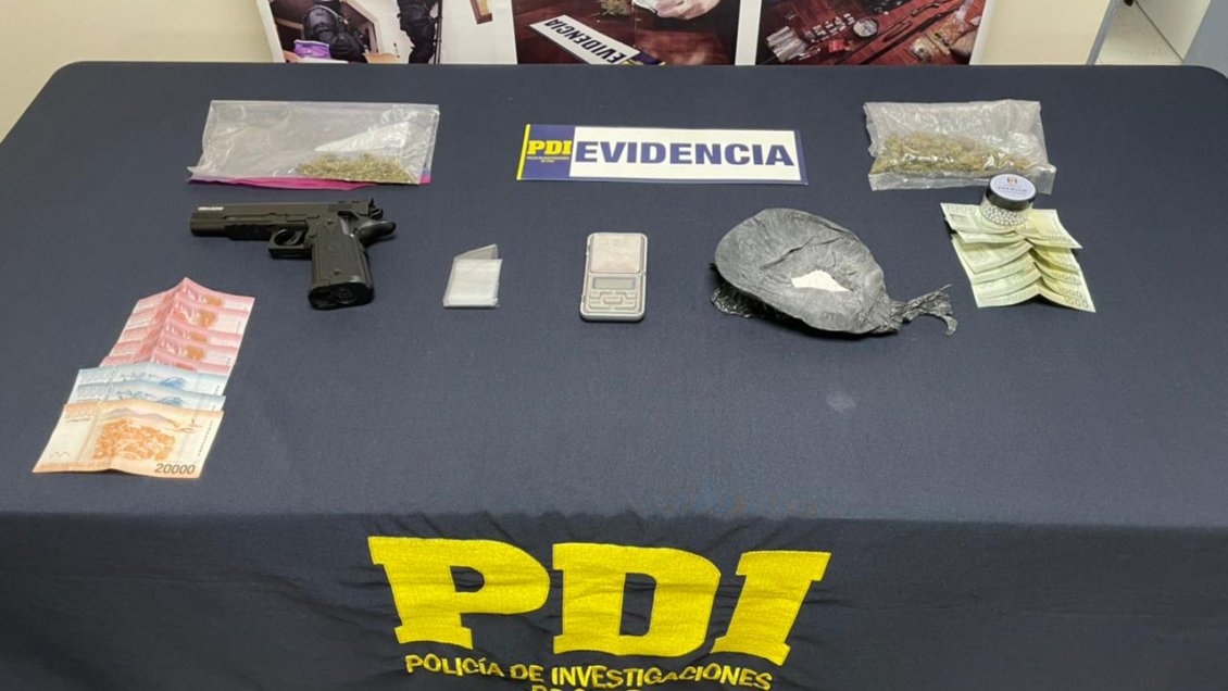 PDI detuvo a sujeto imputado por vender drogas por redes sociales en Talca