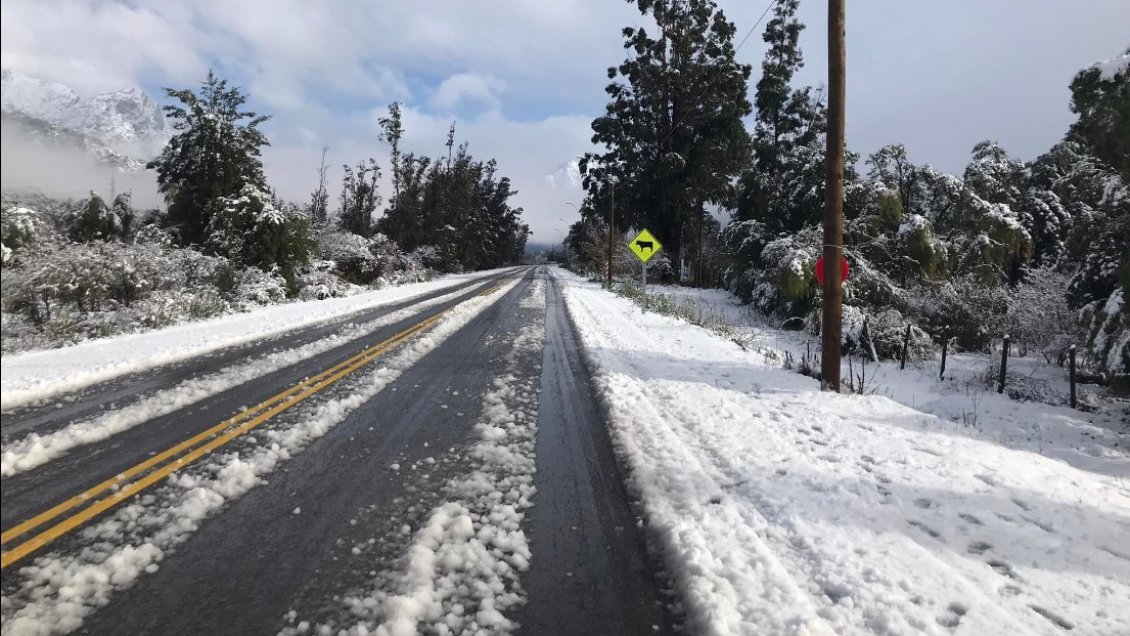 Caminos cordilleranos del Maule permanecerán cerrados hasta el lunes