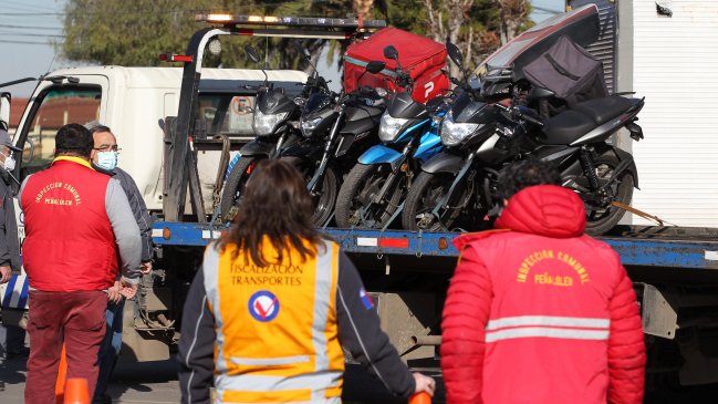 Ministerio de Transportes retiró 524 motocicletas en primer trimestre del 2022