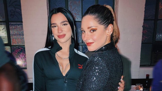 Kel Calderón compartió con Dua Lipa en una fiesta: 