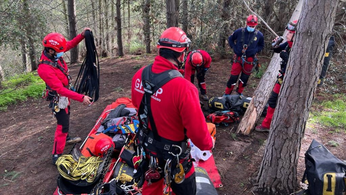 Encuentran sin vida al cadete de la Armada que cayó desde 150 metros en barranco de Placilla