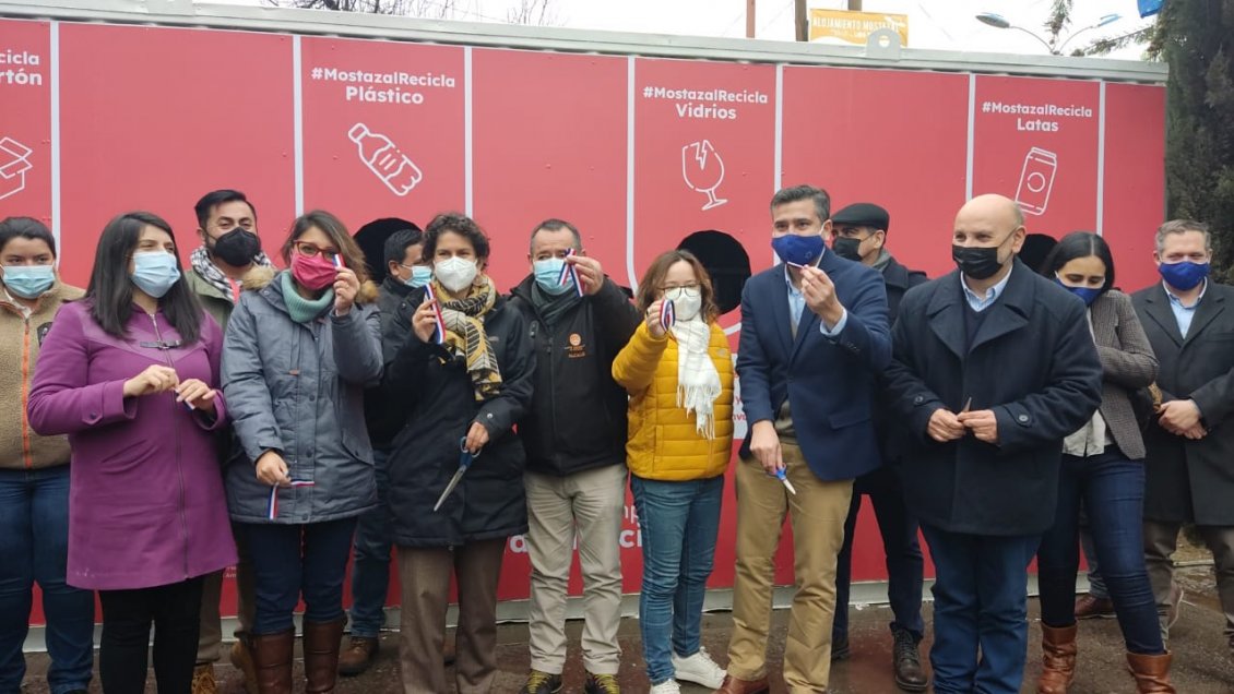 Inauguran primer punto limpio en comuna de Mostazal