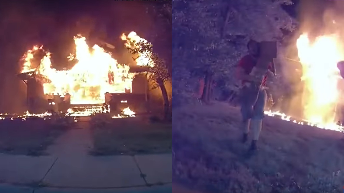 Repartidor de pizza salvó la vida de cinco niños atrapados en un incendio