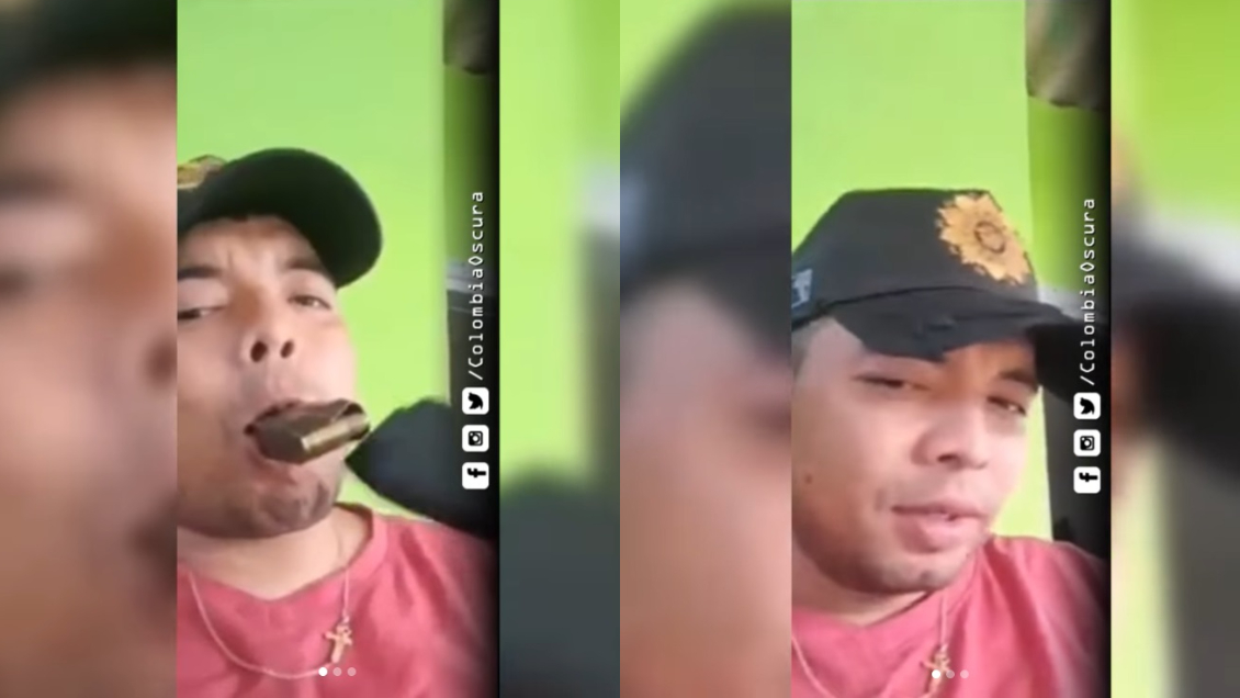 Conocido delincuente colombiano fue capturado gracias a transmisión que hizo en Facebook