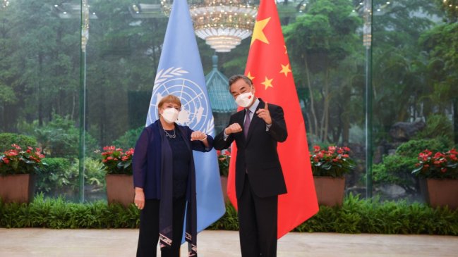  Bachelet negó presiones de autoridades chinas sobre informe de Xinjiang  