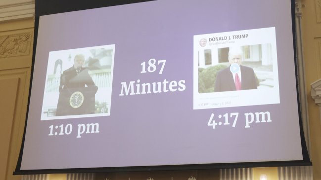 El comité del asalto al Capitolio reprochó a Trump una pasividad deliberada