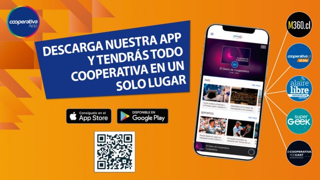   Para Android e iOS: descarga la nueva app de Cooperativa 