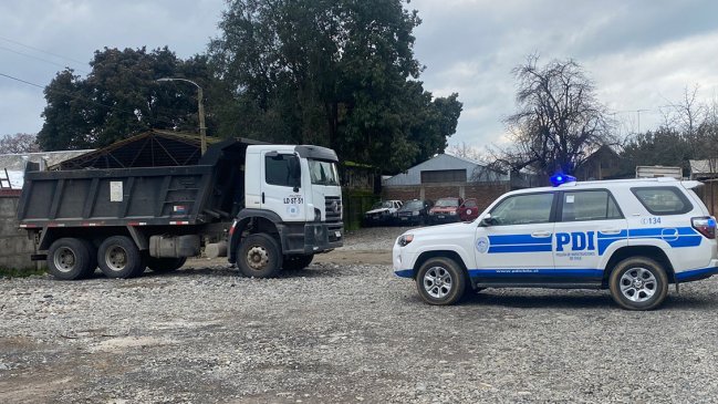 PDI investiga robo de camión aljibe desde bodega de municipalidad de Longaví