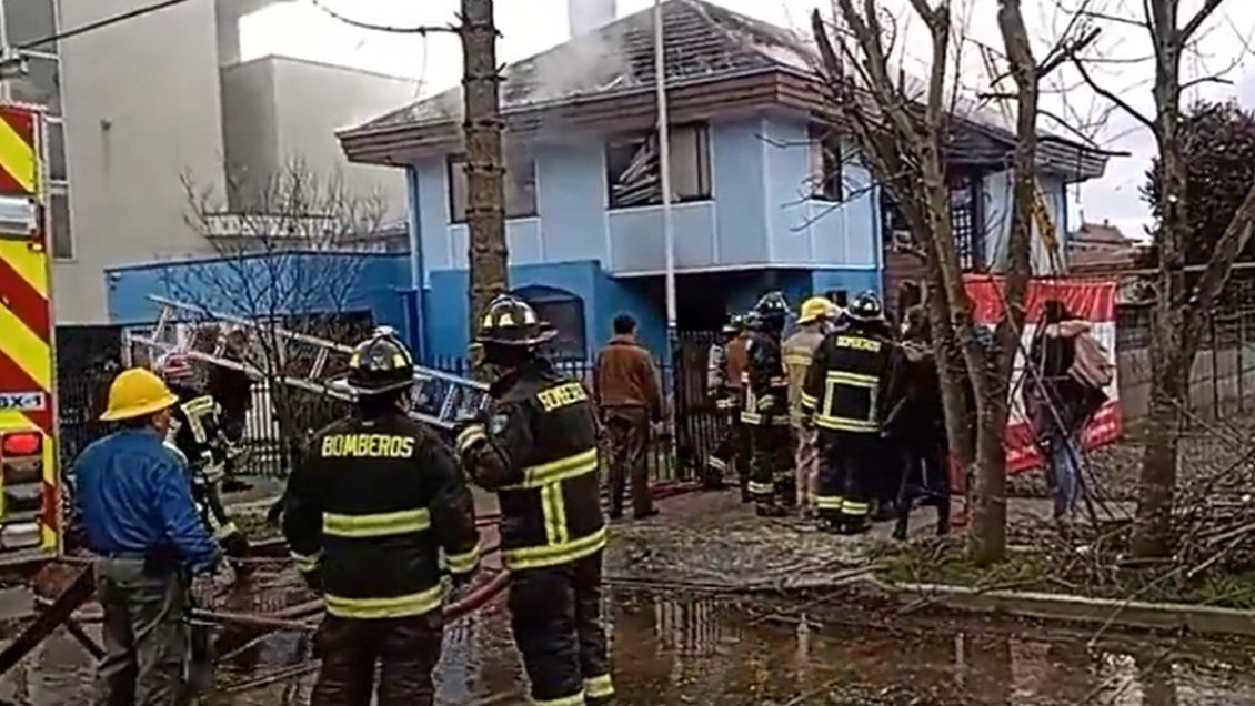 Incendio en hogar de menores de Osorno deja a un menor residente fallecido