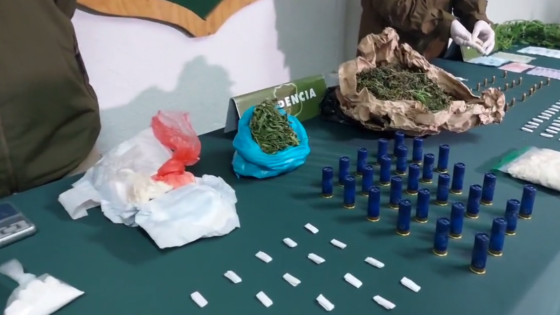 Curanilahue: Allanamiento detectó droga oculta en pañal de bebé