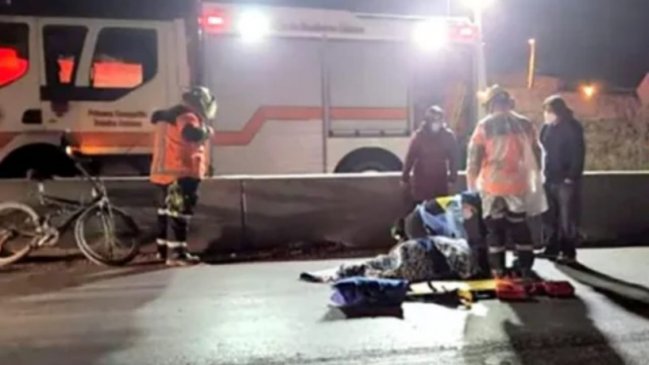   Ciclista falleció tras accidente en Calama: Auto involucrado huyó 