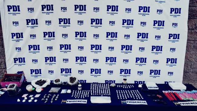 Detienen a tres personas imputadas por microtráfico de drogas en sector sur de Rancagua