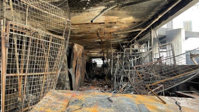 Incendio destruyó más de 250 comercios de un mercado en Venezuela