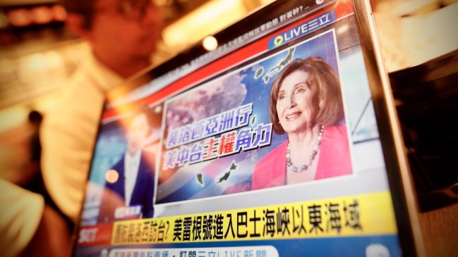 Nancy Pelosi aterrizó en Taiwán pese a las advertencias chinas