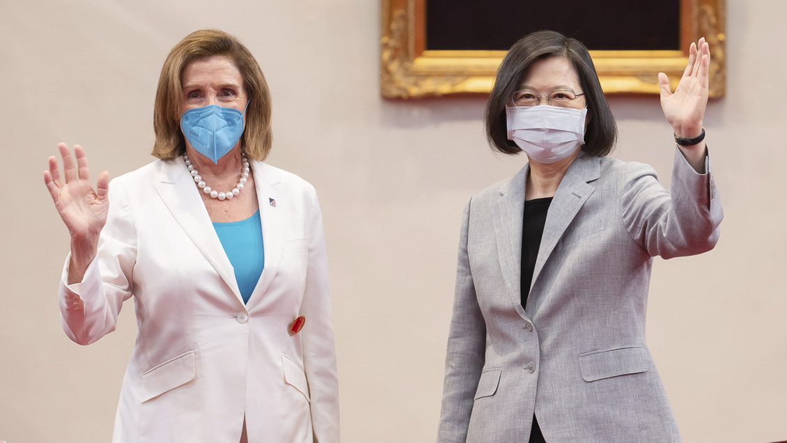 Pelosi asegura a presidenta taiwanesa que EEUU 