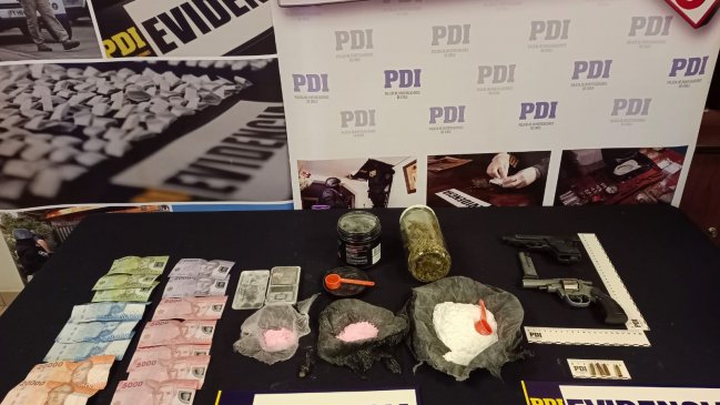 PDI incautó drogas y armas en operativos efectuados en Victoria y Pitrufquén