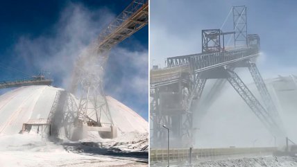  Trabajadores grabaron momento en que cedió correa transportadora en Chuquicamata  