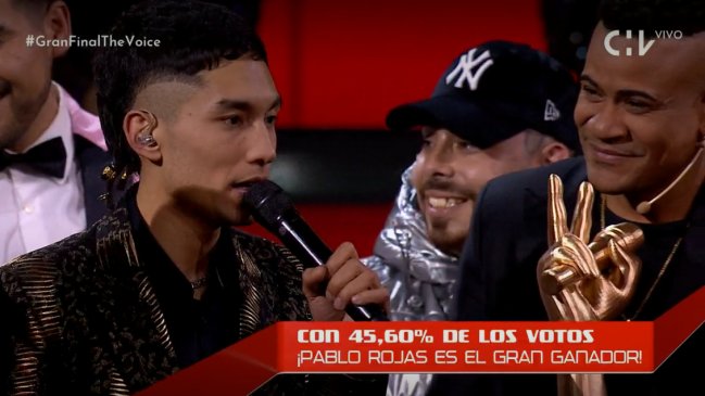 Pablo Rojas se convirtió en el ganador de The Voice Chile 2022