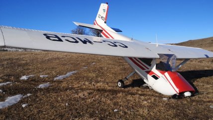   Avioneta realizó aterrizaje de emergencia en Coyhaique 