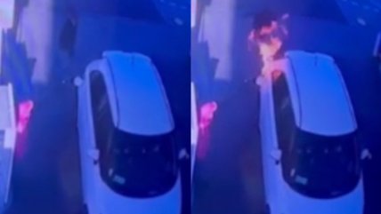   Demencial: Sujeto intentó incendiar auto que estaba siendo cargado en bencinera de Antofagasta 