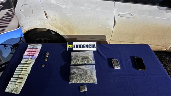 Detienen a sujeto que realizaba delivery de marihuana en Pichilemu  
