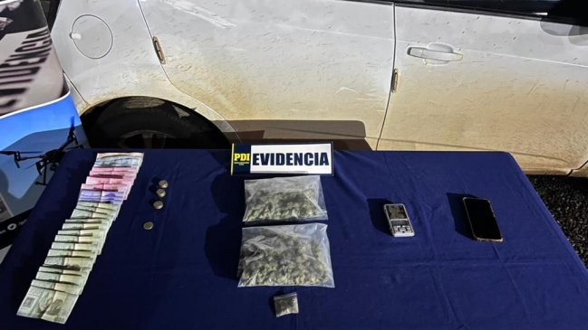 Detienen a sujeto que realizaba delivery de marihuana en Pichilemu