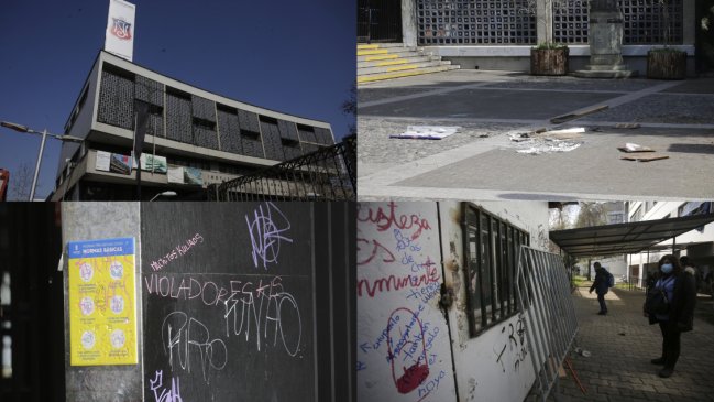 Liceanas irrumpieron y causaron daños en el Instituto Nacional