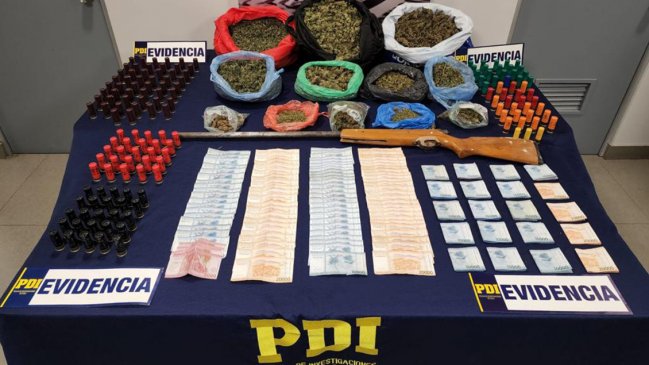 PDI detuvo a banda acusada de vender droga en Longaví